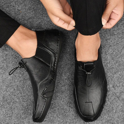 Lachlan | Cream Slip-On Shoes
