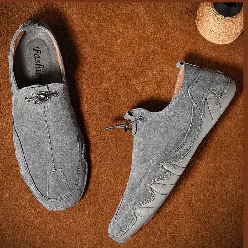 Lachlan | Cream Slip-On Shoes