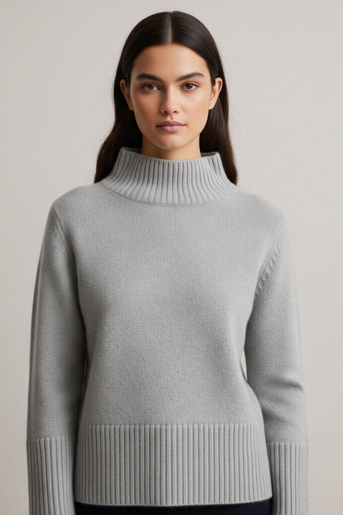 Leanne | Ivory Crew-Neck Jumper