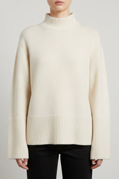 Leanne | Ivory Crew-Neck Jumper