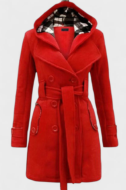 Leona | Double-Breasted Long Coat