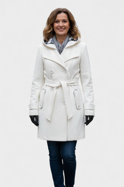 Leona | Double-Breasted Long Coat