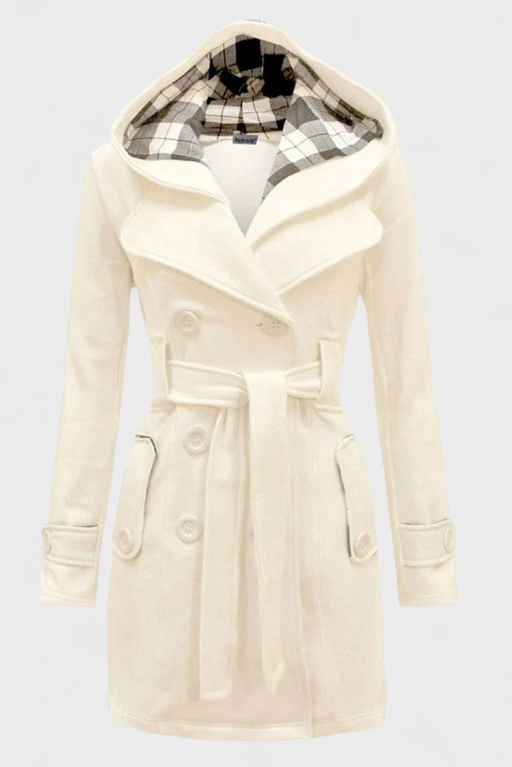 Leona | Double-Breasted Long Coat
