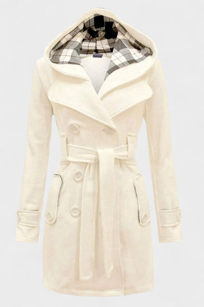 Leona | Double-Breasted Long Coat