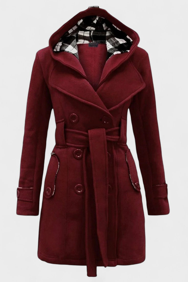 Leona | Double-Breasted Long Coat