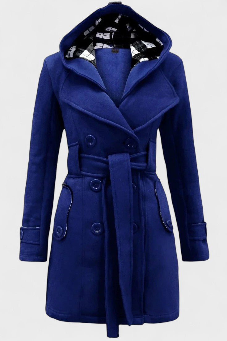 Leona | Double-Breasted Long Coat