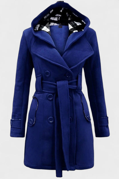 Leona | Double-Breasted Long Coat