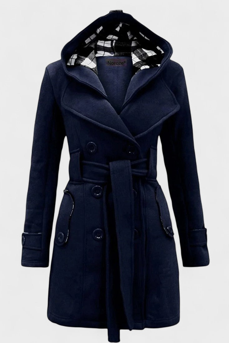 Leona | Double-Breasted Long Coat