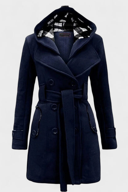 Leona | Double-Breasted Long Coat
