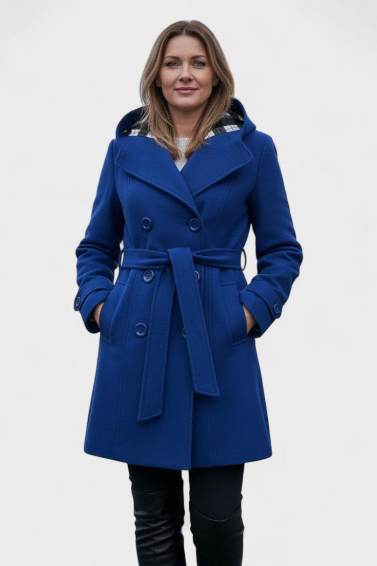 Leona | Double-Breasted Long Coat