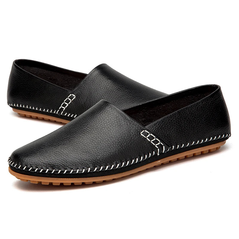 Neil | Lightweight Leather Loafers