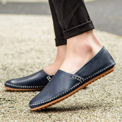 Neil | Lightweight Leather Loafers