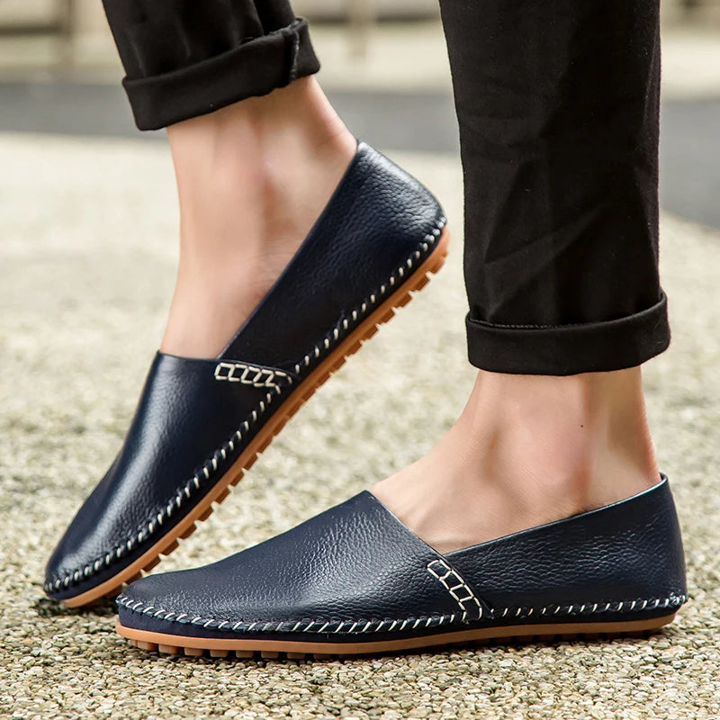 Neil | Lightweight Leather Loafers
