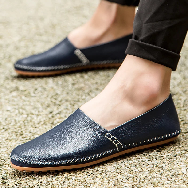 Neil | Lightweight Leather Loafers