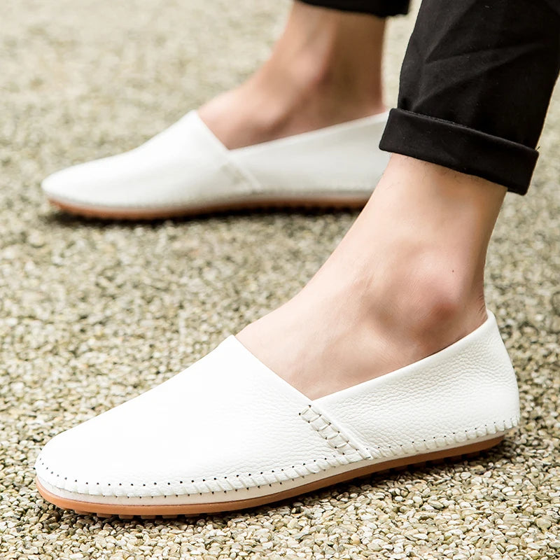 Neil | Lightweight Leather Loafers