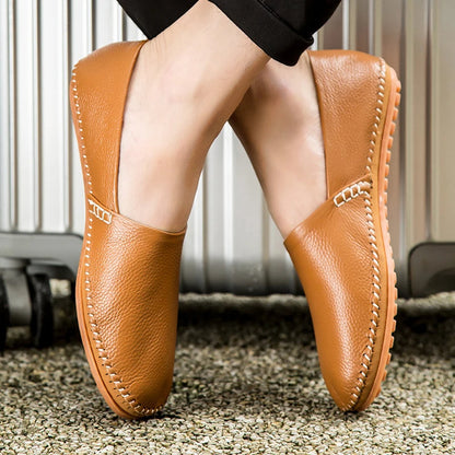 Neil | Lightweight Leather Loafers