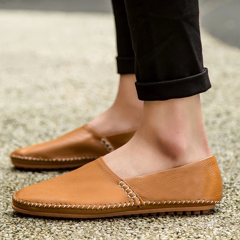 Neil | Lightweight Leather Loafers