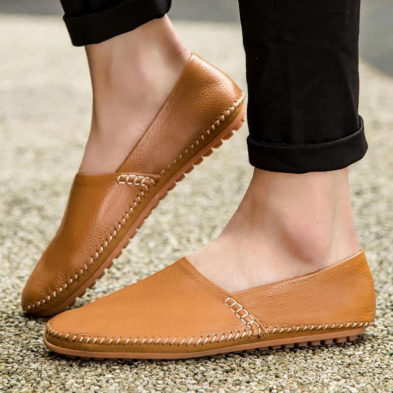 Neil | Lightweight Leather Loafers