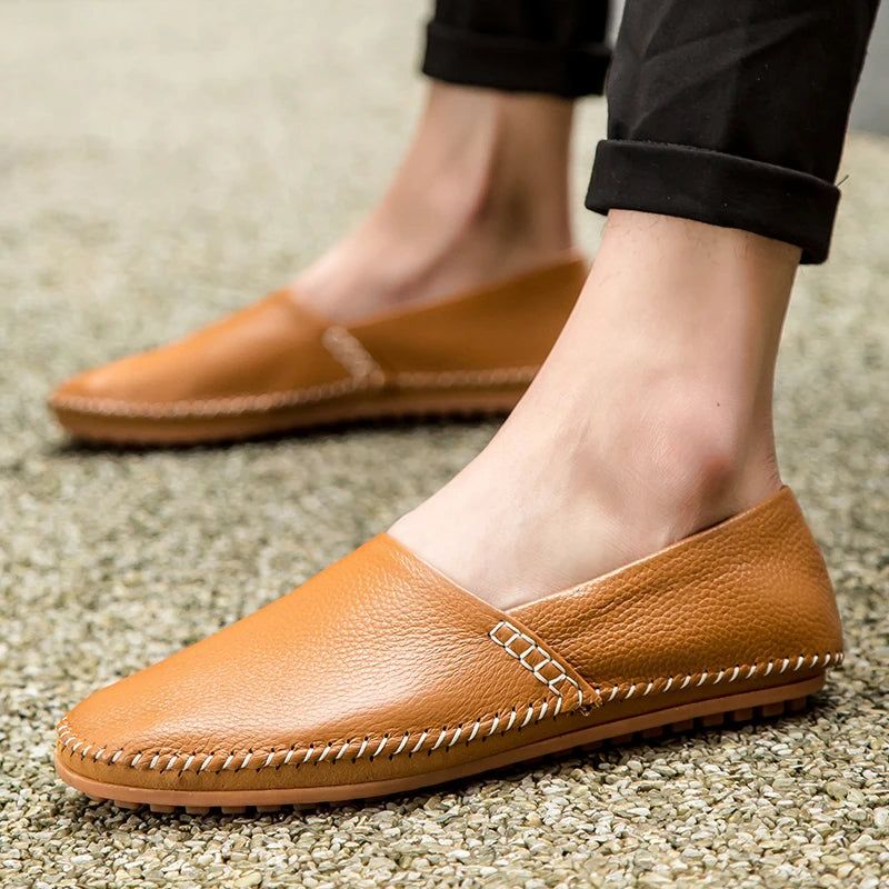 Neil | Lightweight Leather Loafers