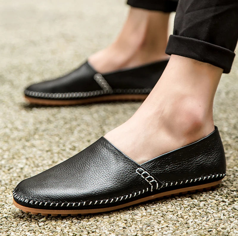 Neil | Lightweight Leather Loafers