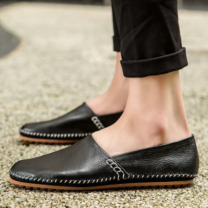 Neil | Lightweight Leather Loafers