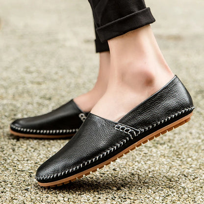 Neil | Lightweight Leather Loafers