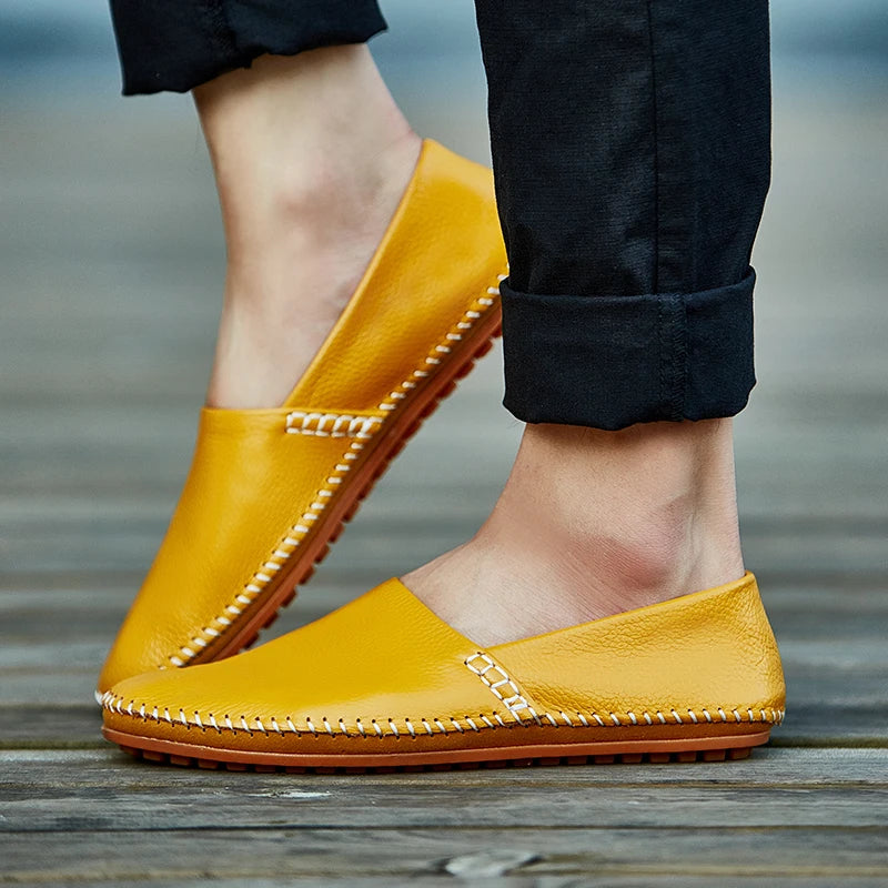 Neil | Lightweight Leather Loafers