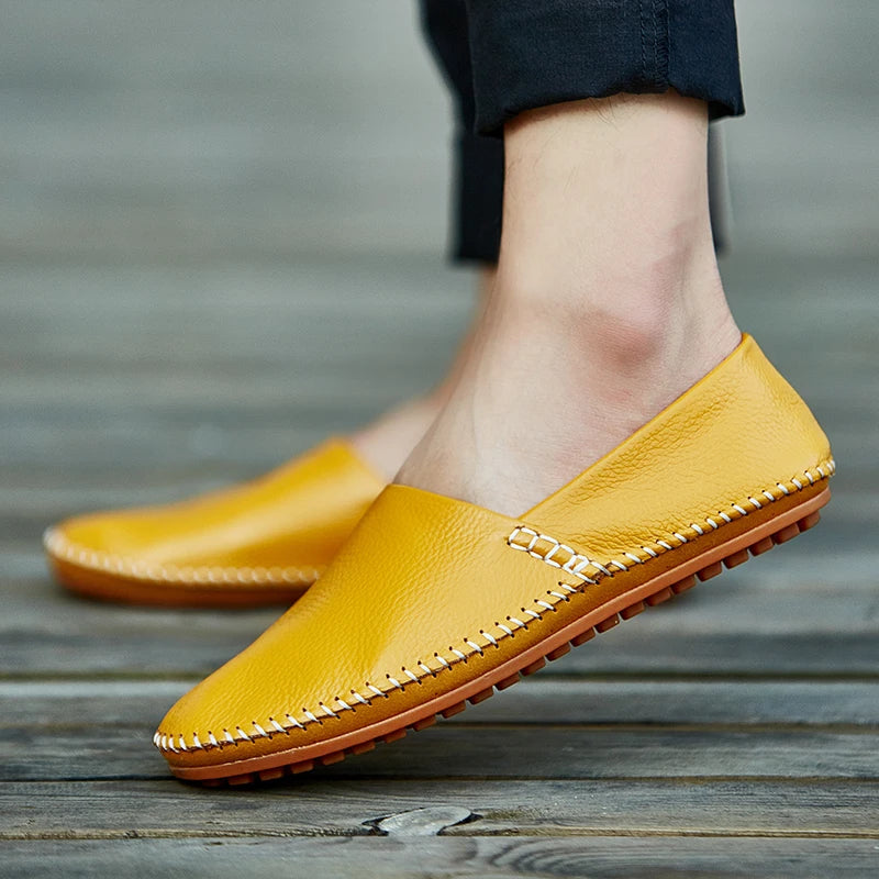 Neil | Lightweight Leather Loafers