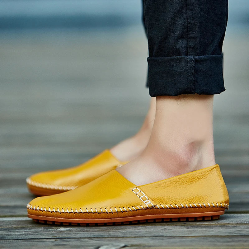 Neil | Lightweight Leather Loafers