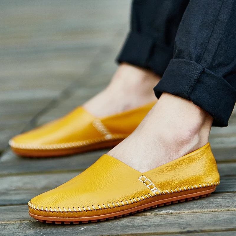 Neil | Lightweight Leather Loafers