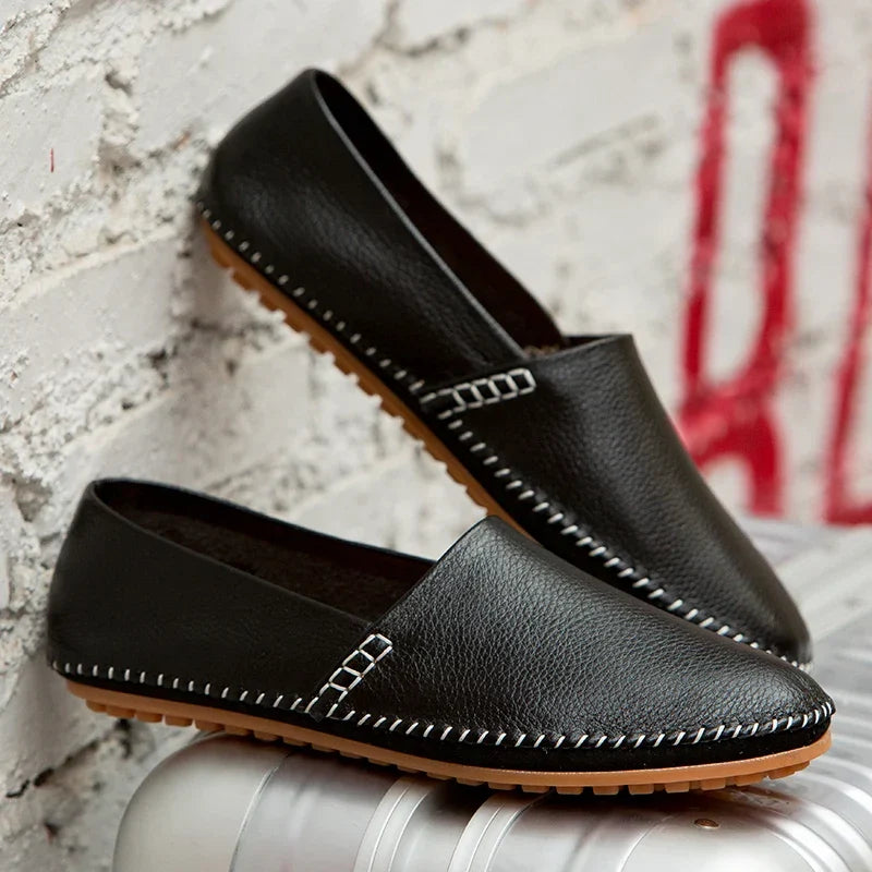 Neil | Lightweight Leather Loafers