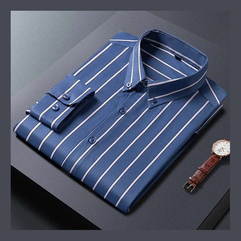 Daniel | White Pinstripe Formal Shirt