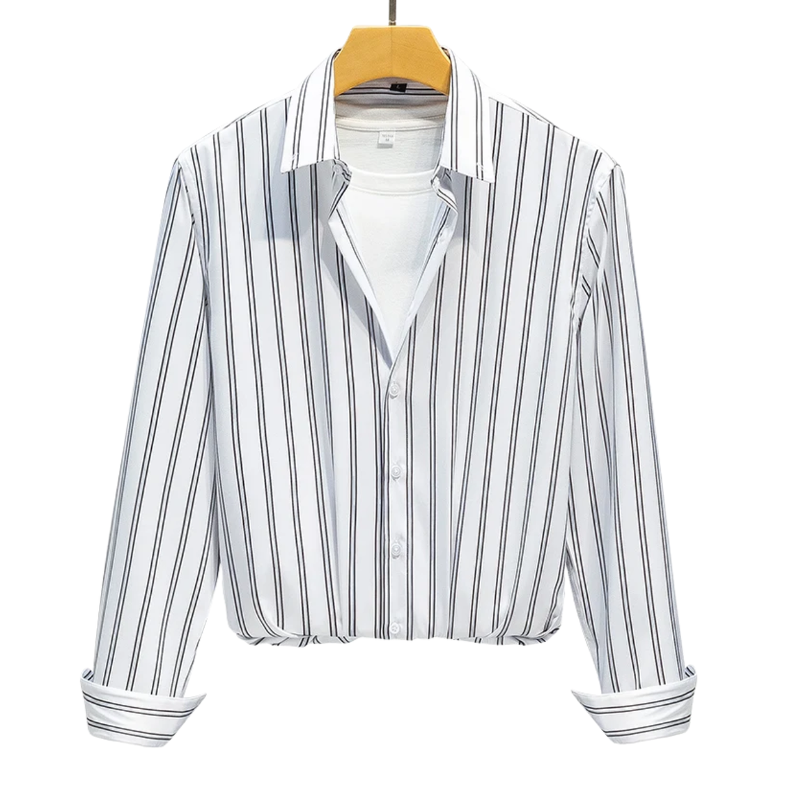 Daniel | White Pinstripe Formal Shirt