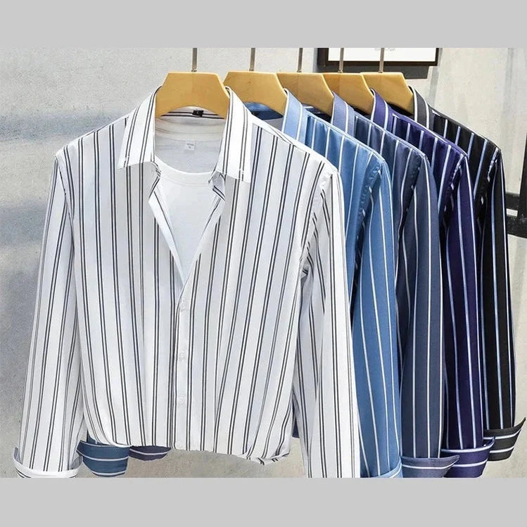 Daniel | White Pinstripe Formal Shirt