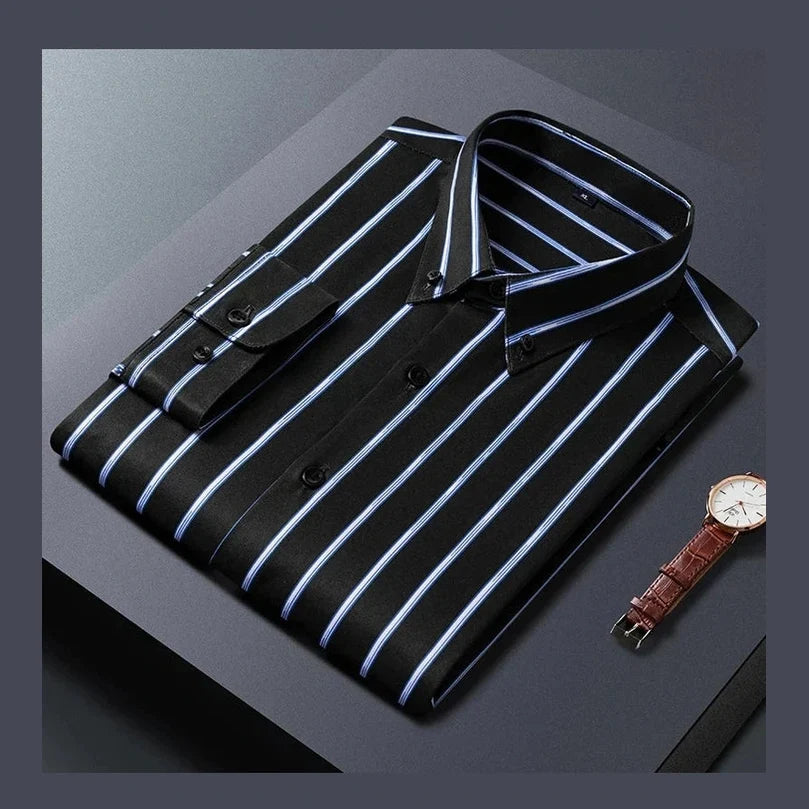 Daniel | White Pinstripe Formal Shirt