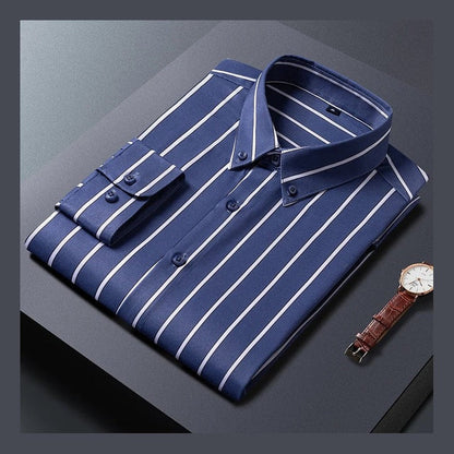 Daniel | White Pinstripe Formal Shirt