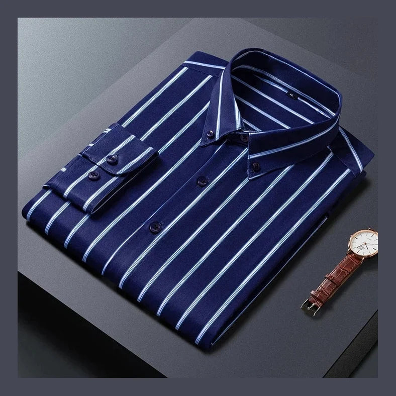 Daniel | White Pinstripe Formal Shirt