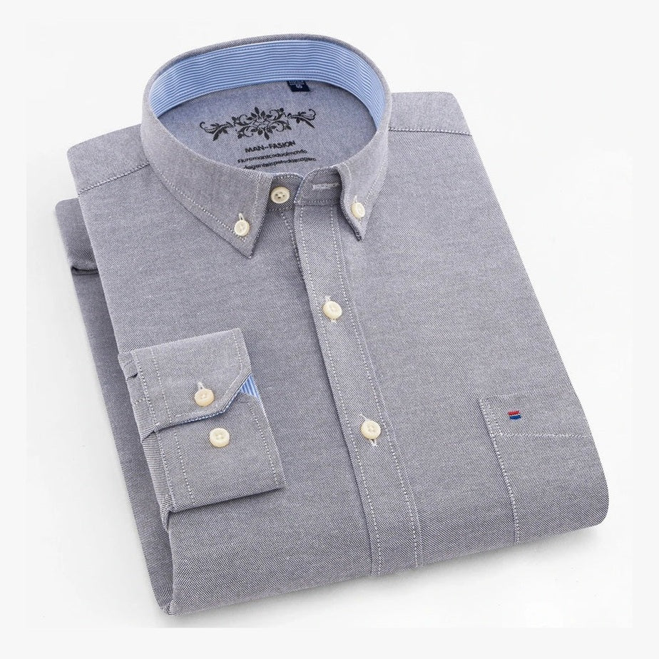 Liam | Mint Green Button-Down Shirt