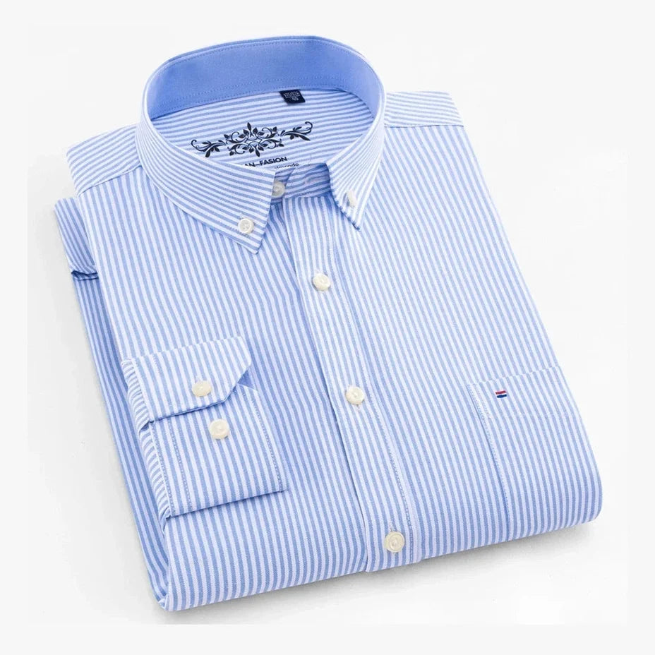 Liam | Mint Green Button-Down Shirt