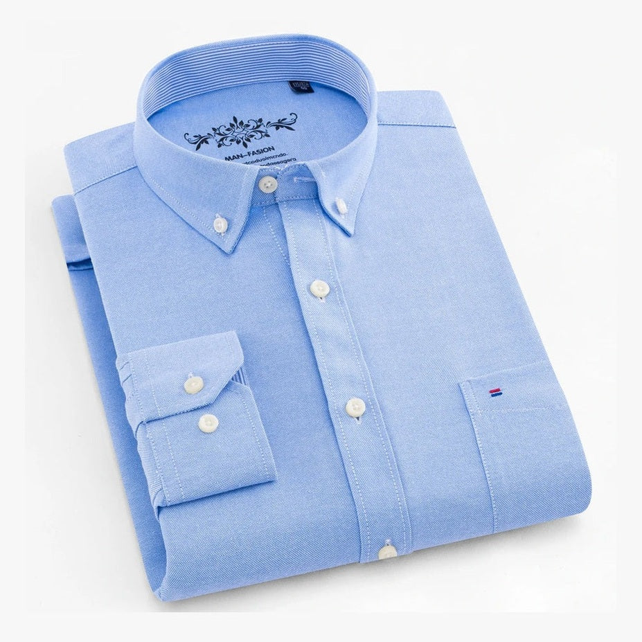 Liam | Mint Green Button-Down Shirt