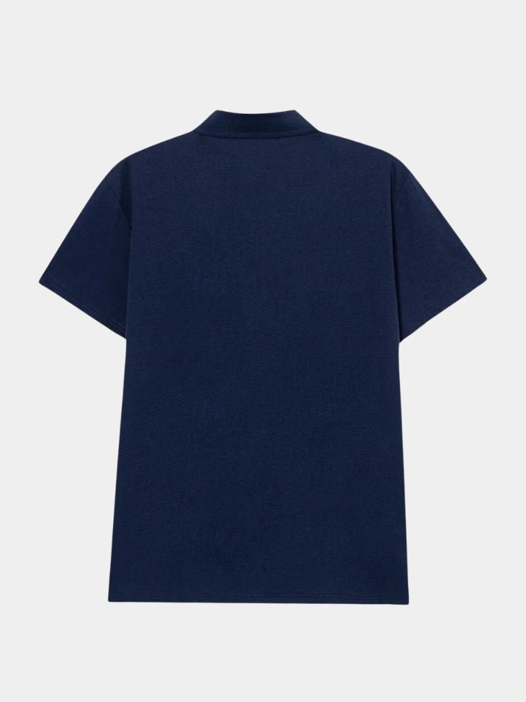 Liam | Navy Classic Polo Shirt