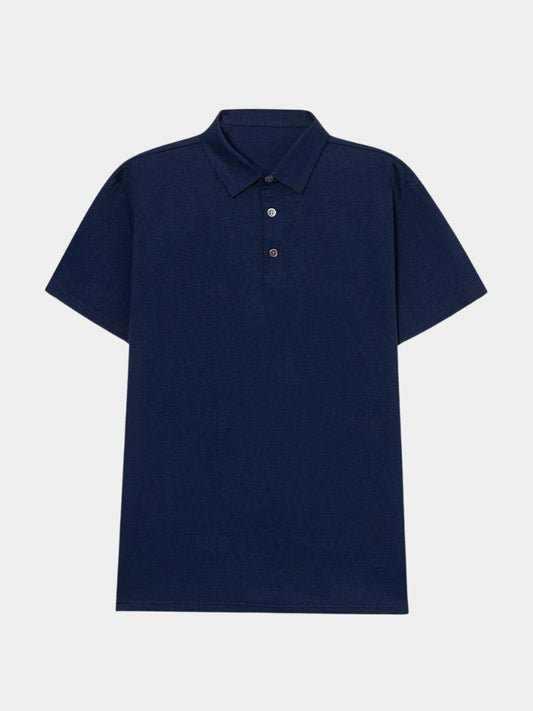 Liam | Navy Classic Polo Shirt