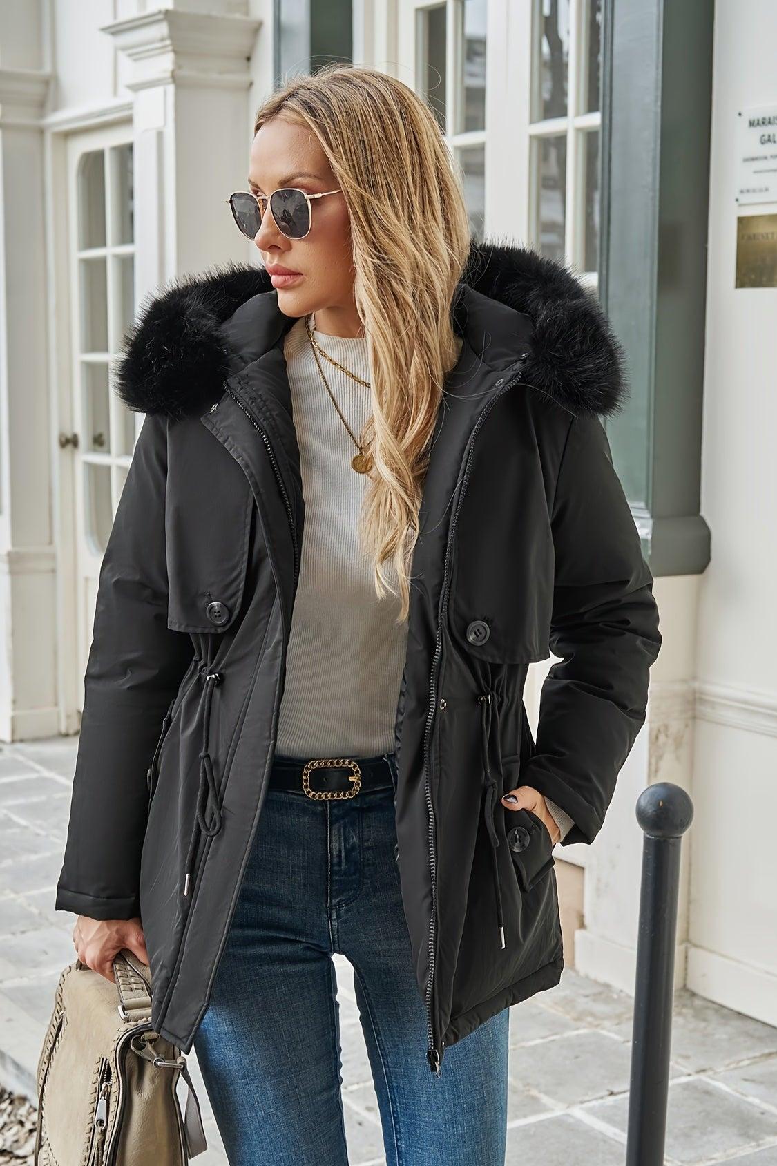Lianne | Black Lightweight Hooded Jacket