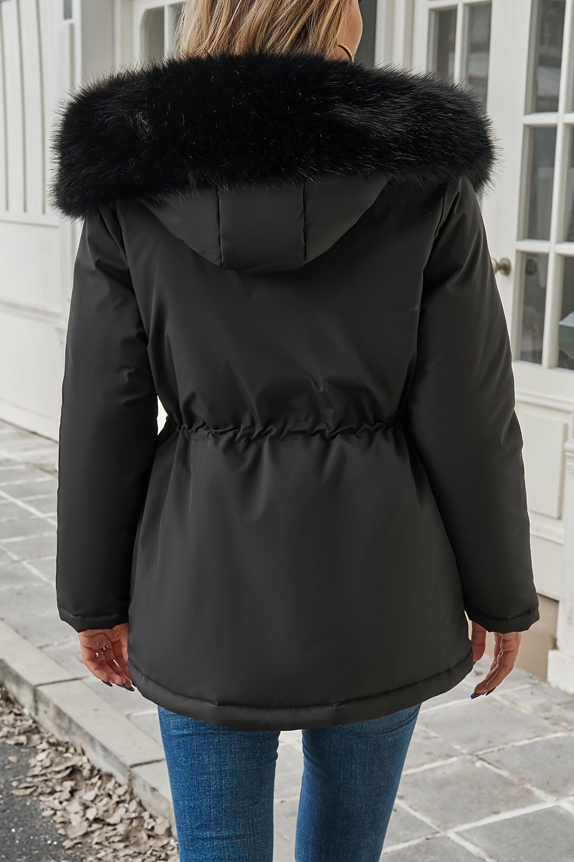 Lianne | Black Lightweight Hooded Jacket