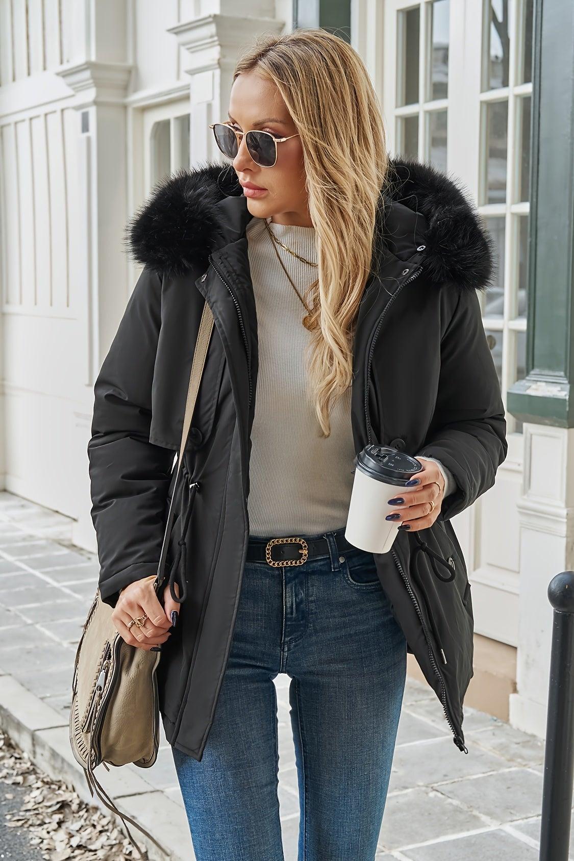 Lianne | Black Lightweight Hooded Jacket