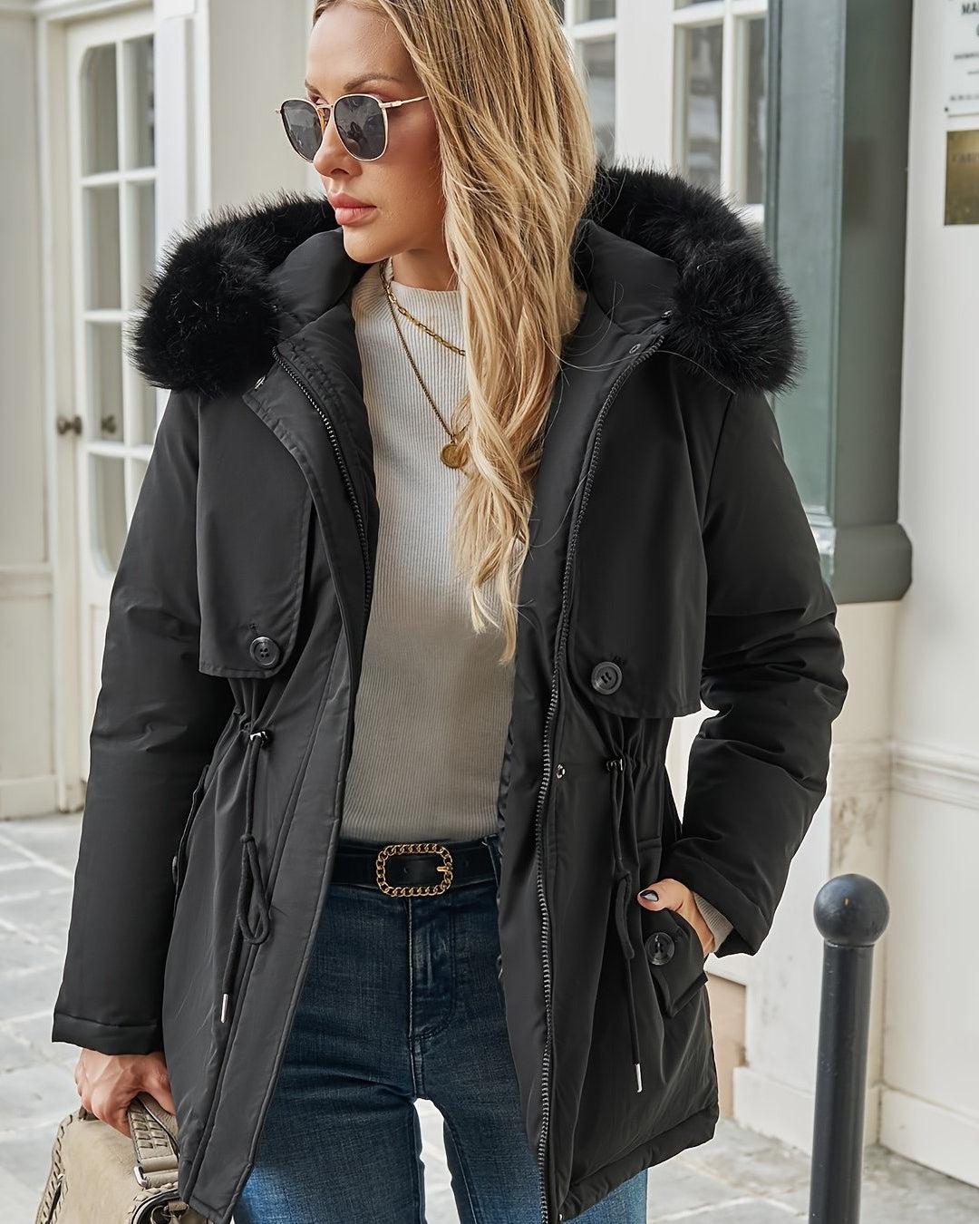 Lianne | Black Lightweight Hooded Jacket