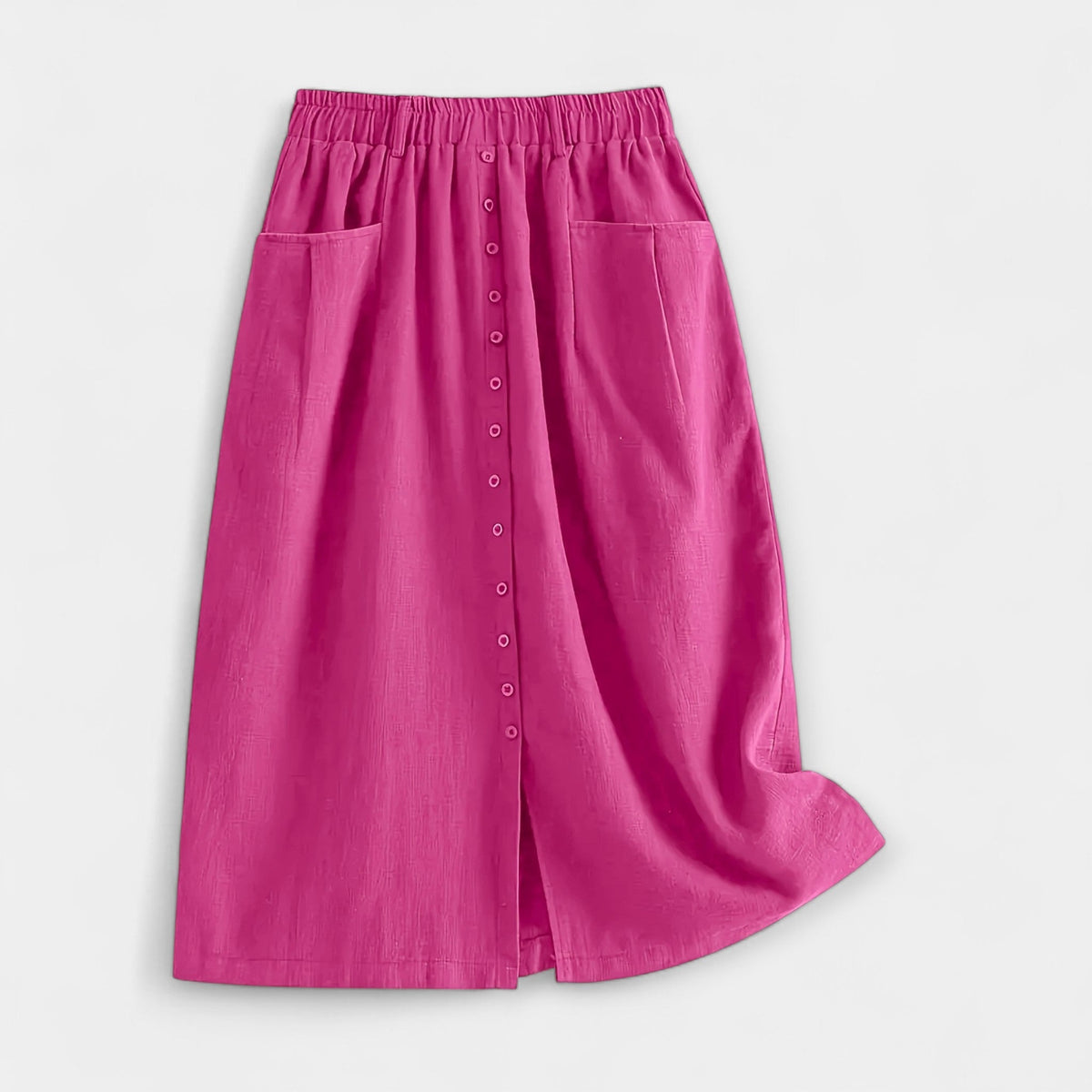 Lynn | Button-Front Midi Skirt