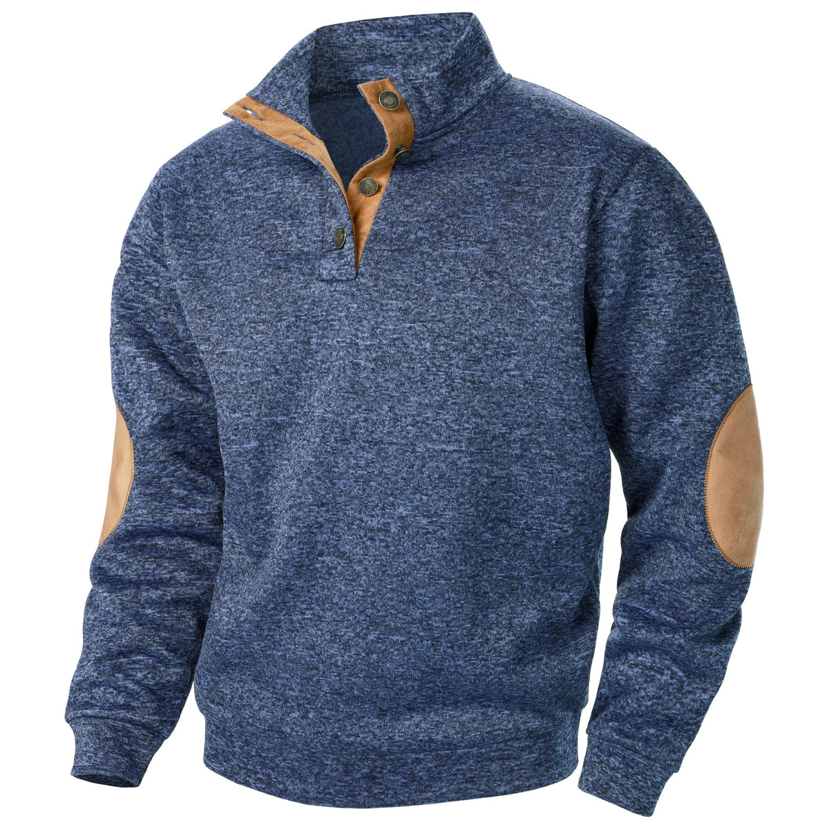 Liam | Charcoal Half-Zip Knit Jumper