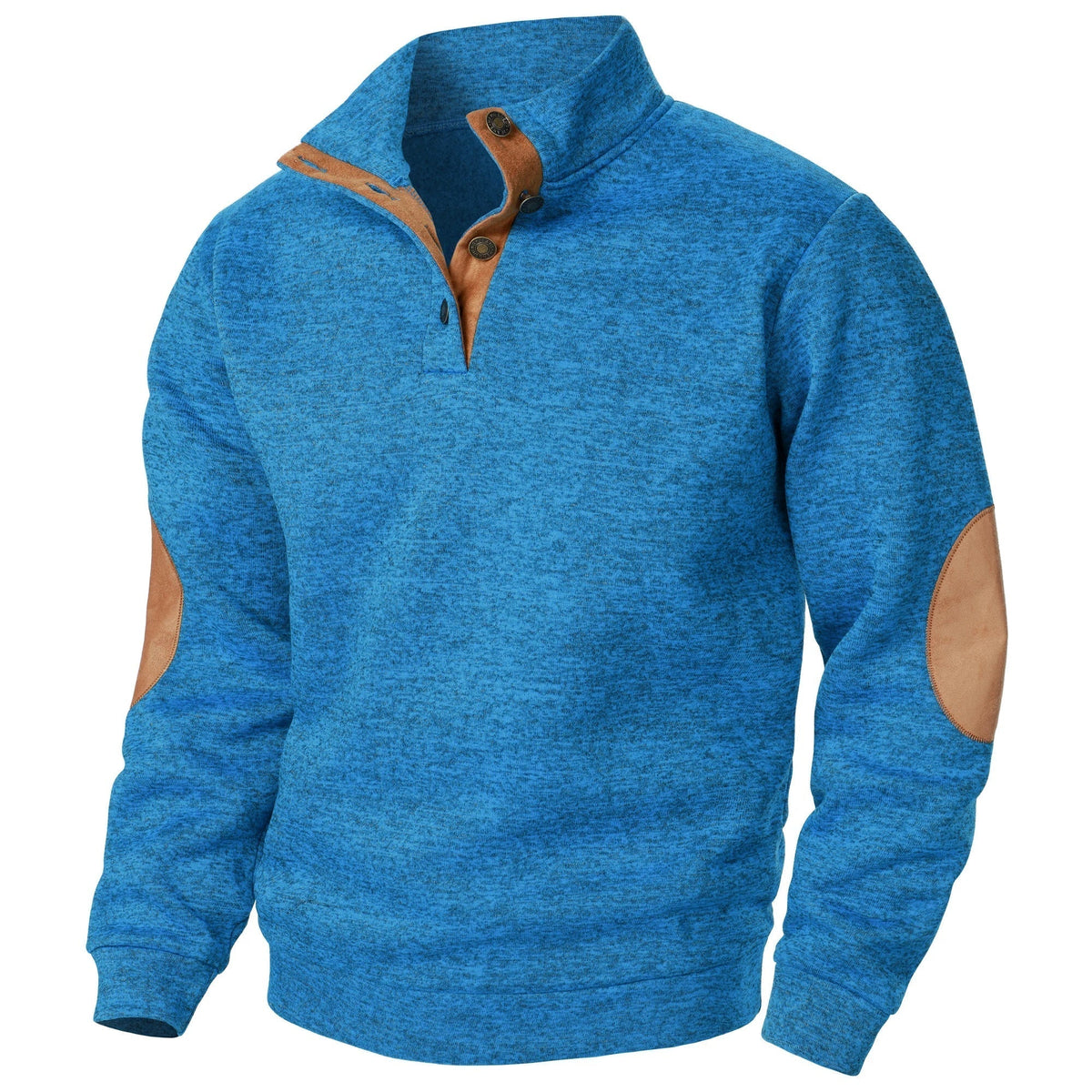 Liam | Charcoal Half-Zip Knit Jumper