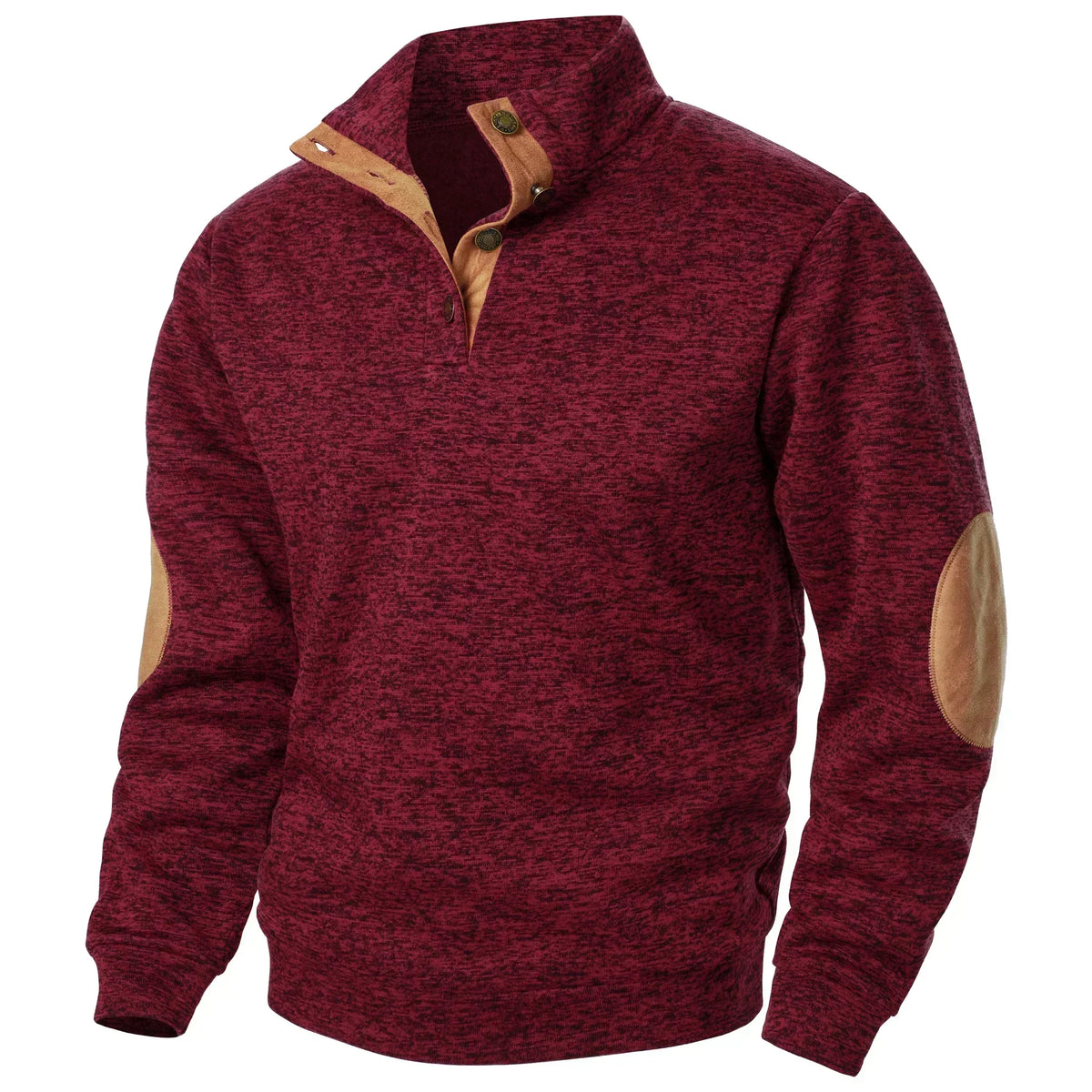 Liam | Charcoal Half-Zip Knit Jumper
